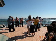 outdoor milonga port of San Diego