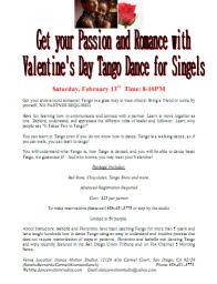 Valentine Singles Tango in Ranch Bernardo